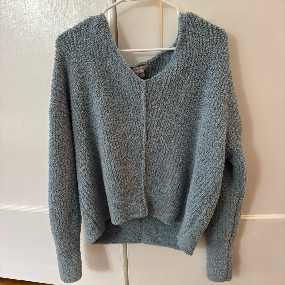 Sincerely Jules Soft Blue Knit Top